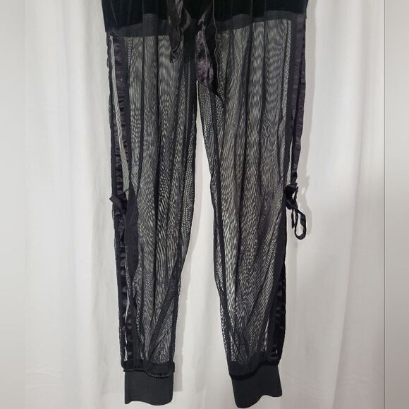 Erina Meliz velour mesh pants - Picture 7 of 16